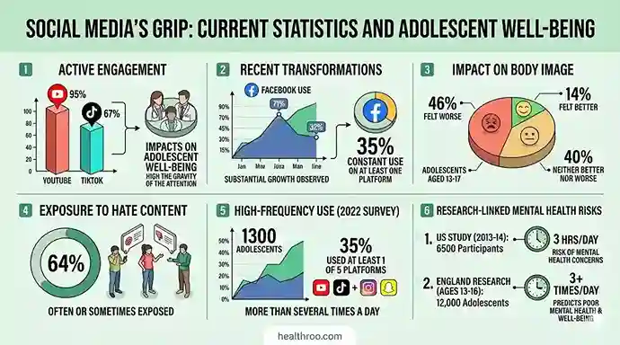 Current prevalence of social media use and the growing driving in adolescent