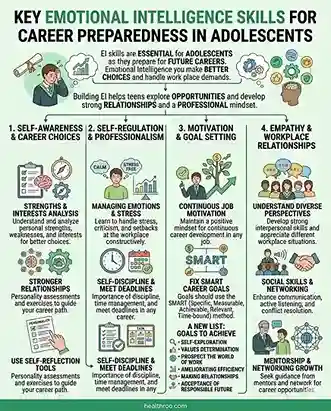 Key Emotional intelligence Skills for Career Preparedness in Adolescents